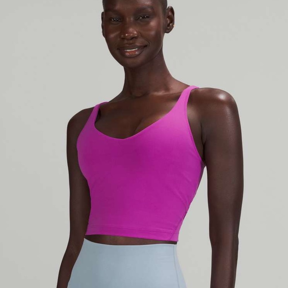 Size 8 Lululemon Align Tank in Vivid Plum, WORN ONLY TWICE